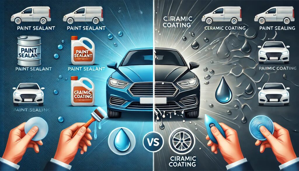 TOP 4 DISTINCTIONS BETWEEN PAINT SEALANT AND CERAMIC COATING