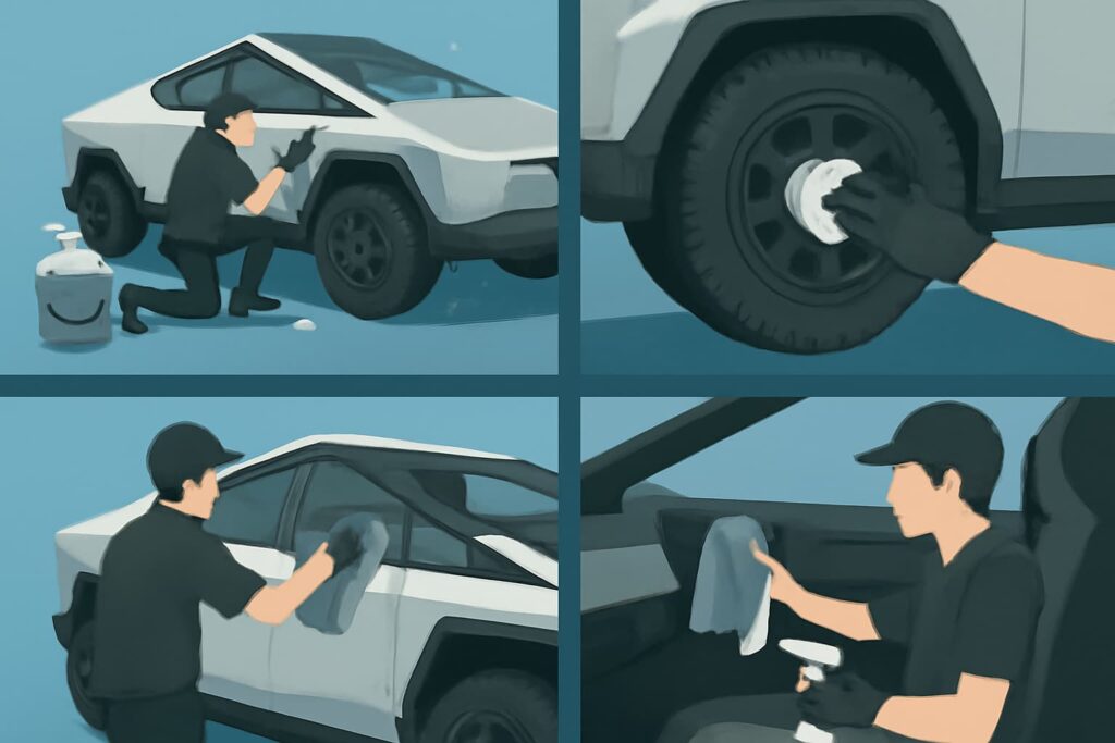 How To Detail and Maintaining Your Tesla Cybertruck