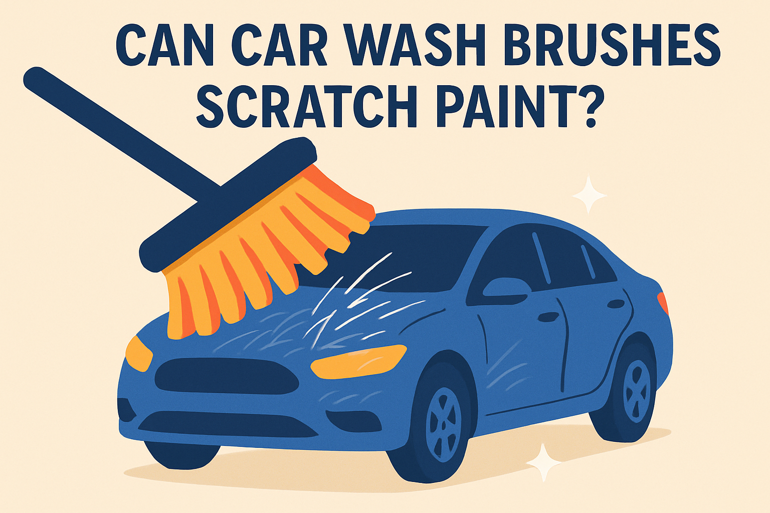 can car wash brushes scratches paint